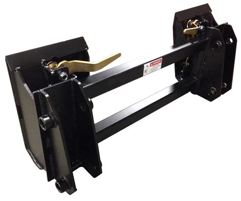 universal skid steer loader attachment bracket|skid steer attachment conversion.